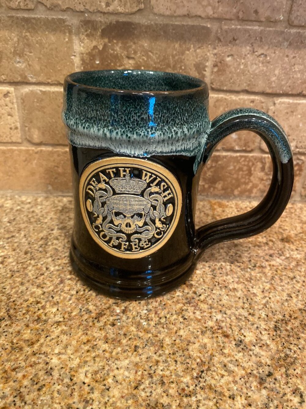 Death Wish Coffee 2017 St. Patrick's Day Medusa Design Limited Edition Mug